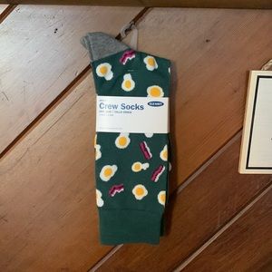 Mens Bacon & Egg socks! Never worn! One size